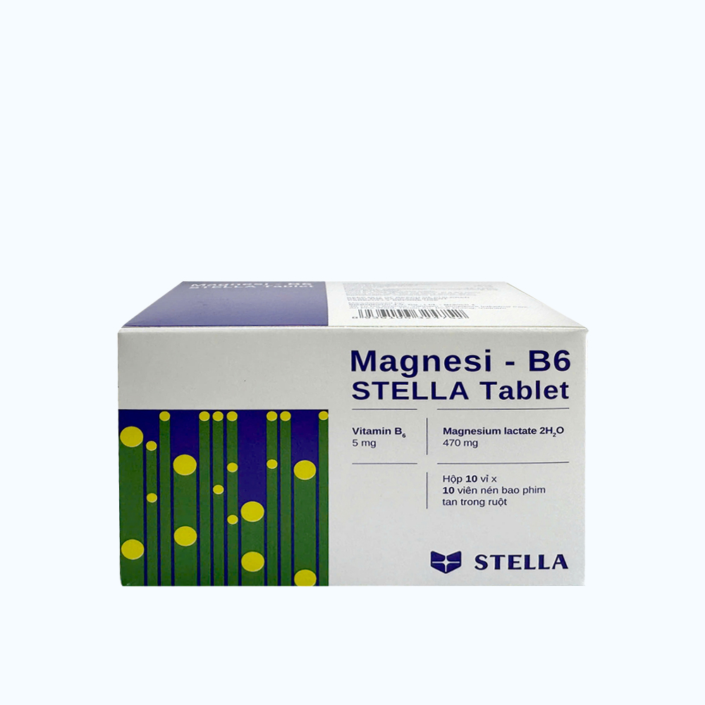 Magnesi - B6 STELLA Tablet (Hop 100 Vien)
