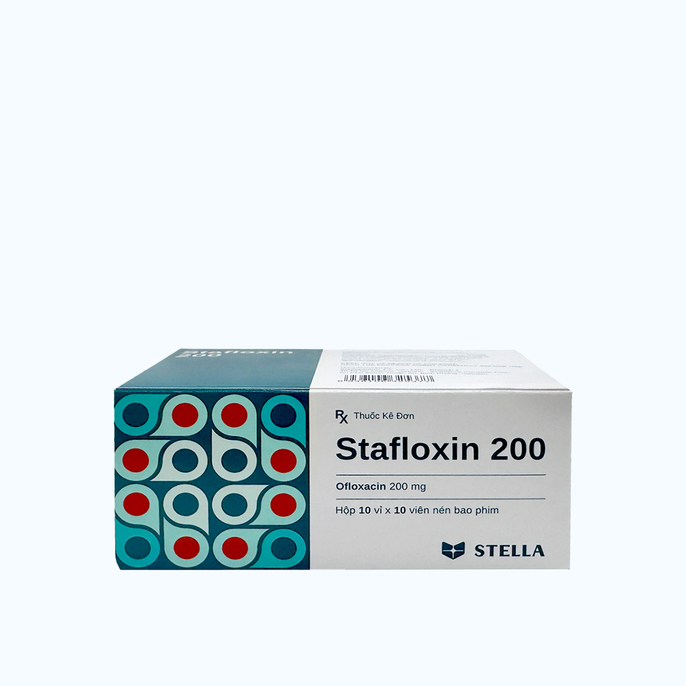 Stafloxin 200 STELLA(Hop 100 Vien)