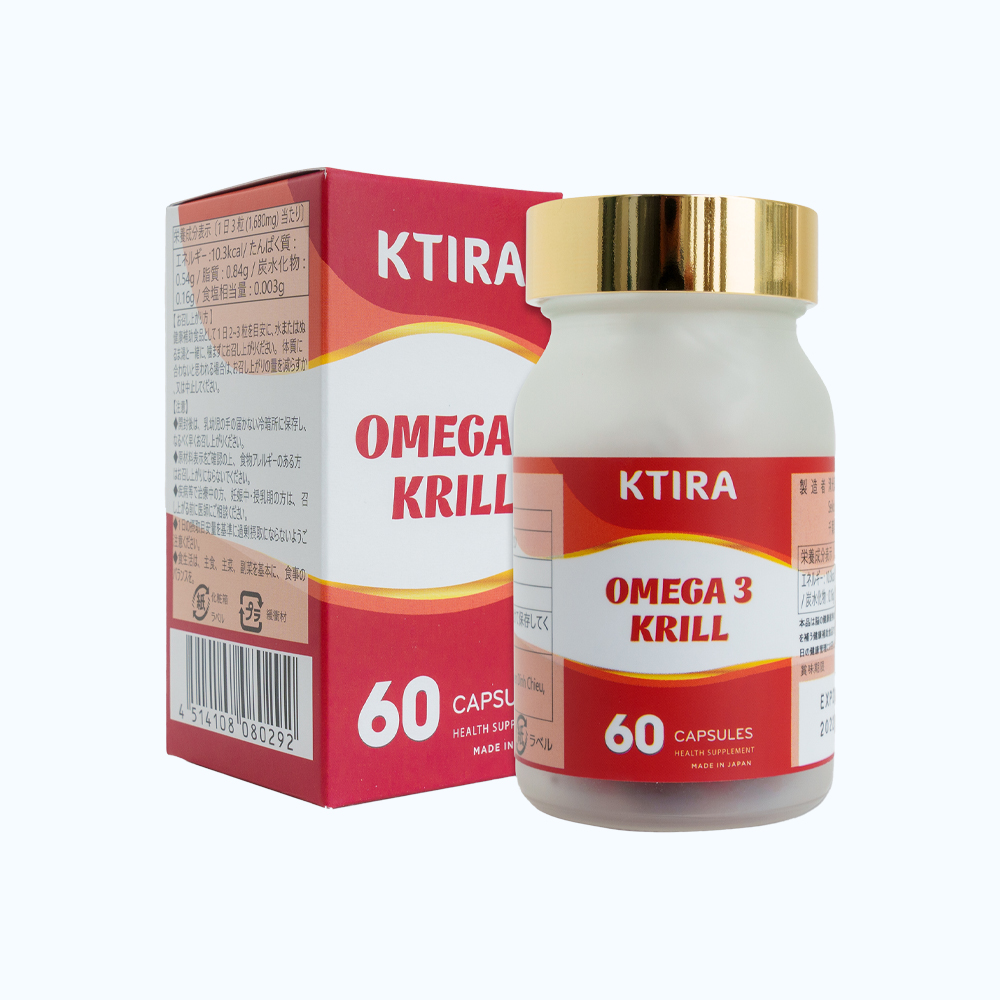 KTIRA Dau Nhuyen The Omega 3 Krill (Hop 60 Vien)