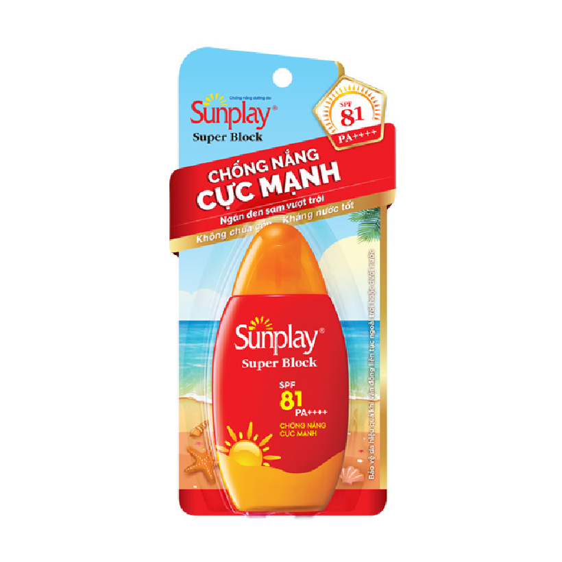 Sunplay Super Block SCN Chong Nang Cuc Manh SPF 81/PA++++ 70g