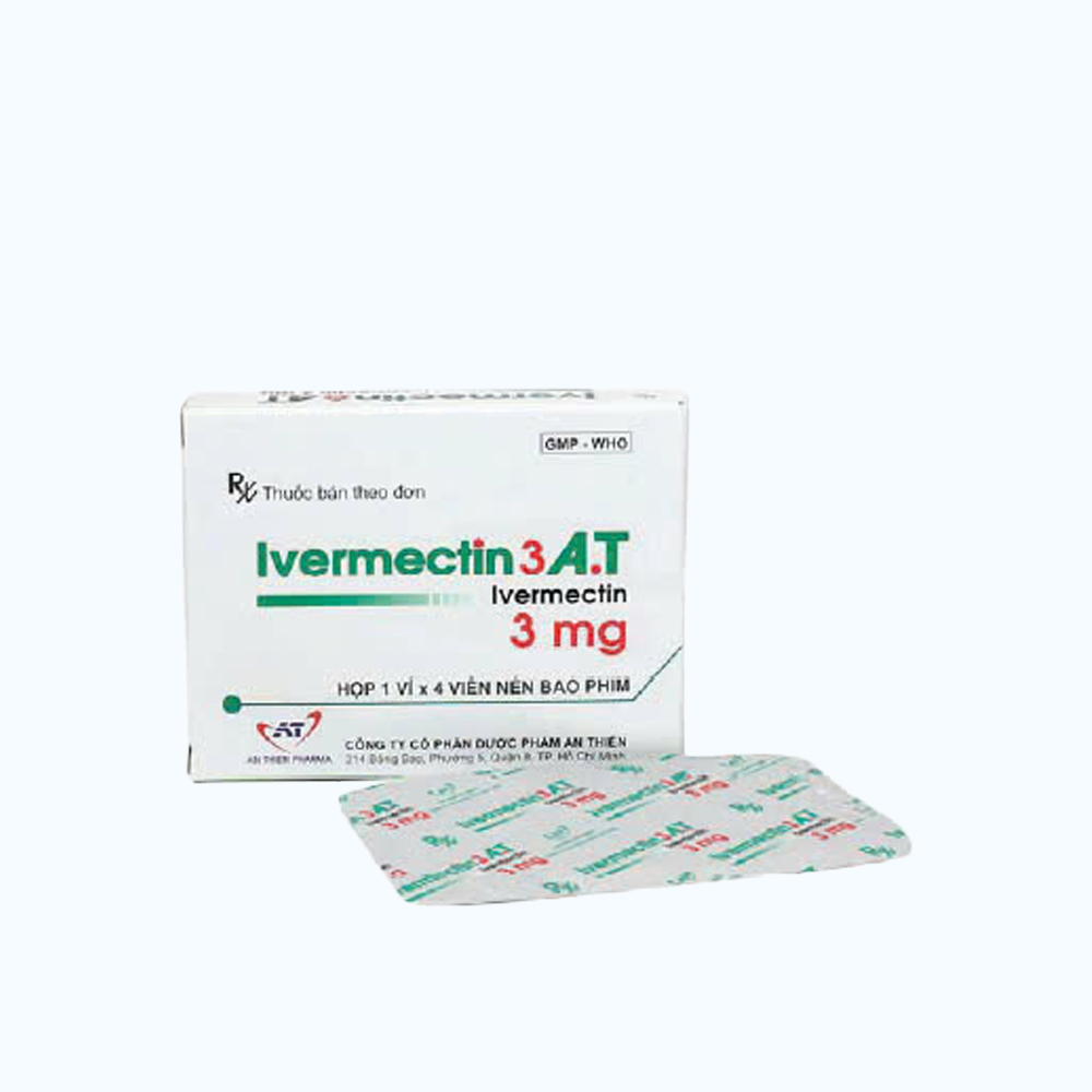 Ivermectin 3 A.T (1vi x 4vien)