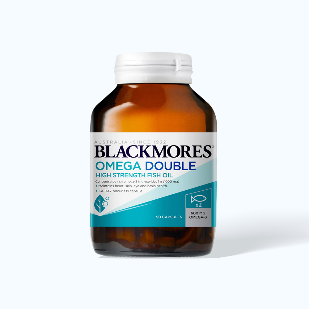 Blackmores Omega Double Tot Cho Mat Va Tim Mach (Chai 90 Vien)