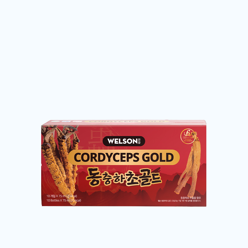 WELSON Cordyceps Gold Nuoc Uong Dong Trung Ha Thao (Hop 10 Chai*75ml)
