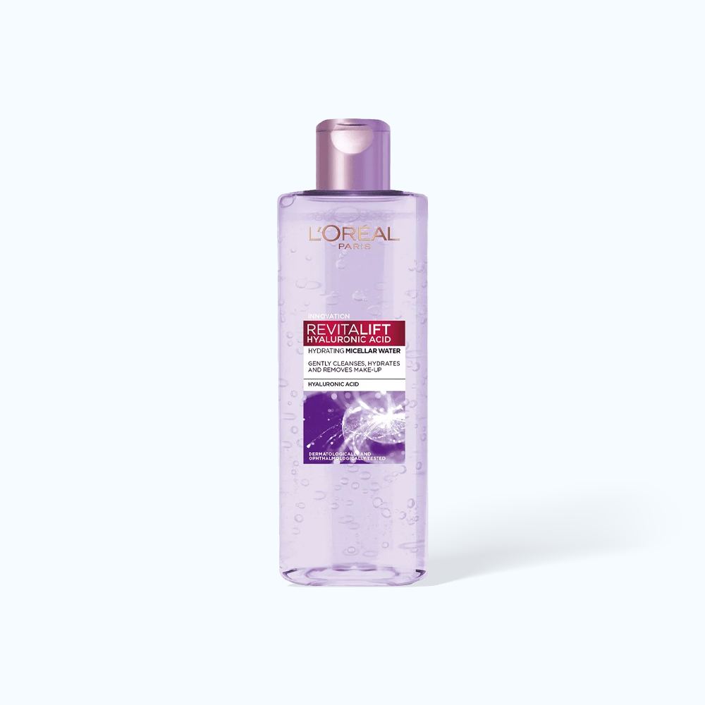 L'OREAL Nuoc Tay Trang Lam Sach Va Cap Am HA 400ml/Chai