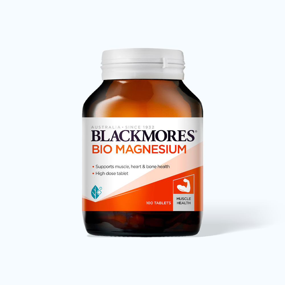 Blackmores Bio Magnesium Bo Sung Magie (Chai 100Vien)
