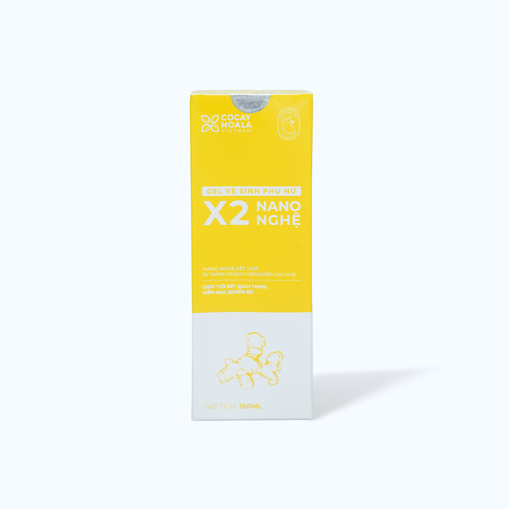 Co Cay Hoa La  Gel Ve Sinh Phu Nu X2 Nano Nghe 150ml