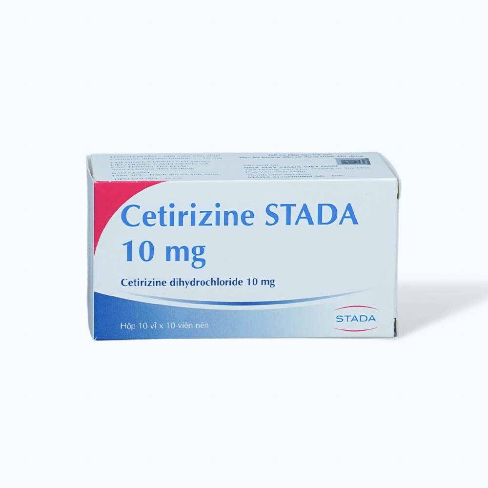 Cetirizine STADA 10 mg (10Vi x 10Vien)