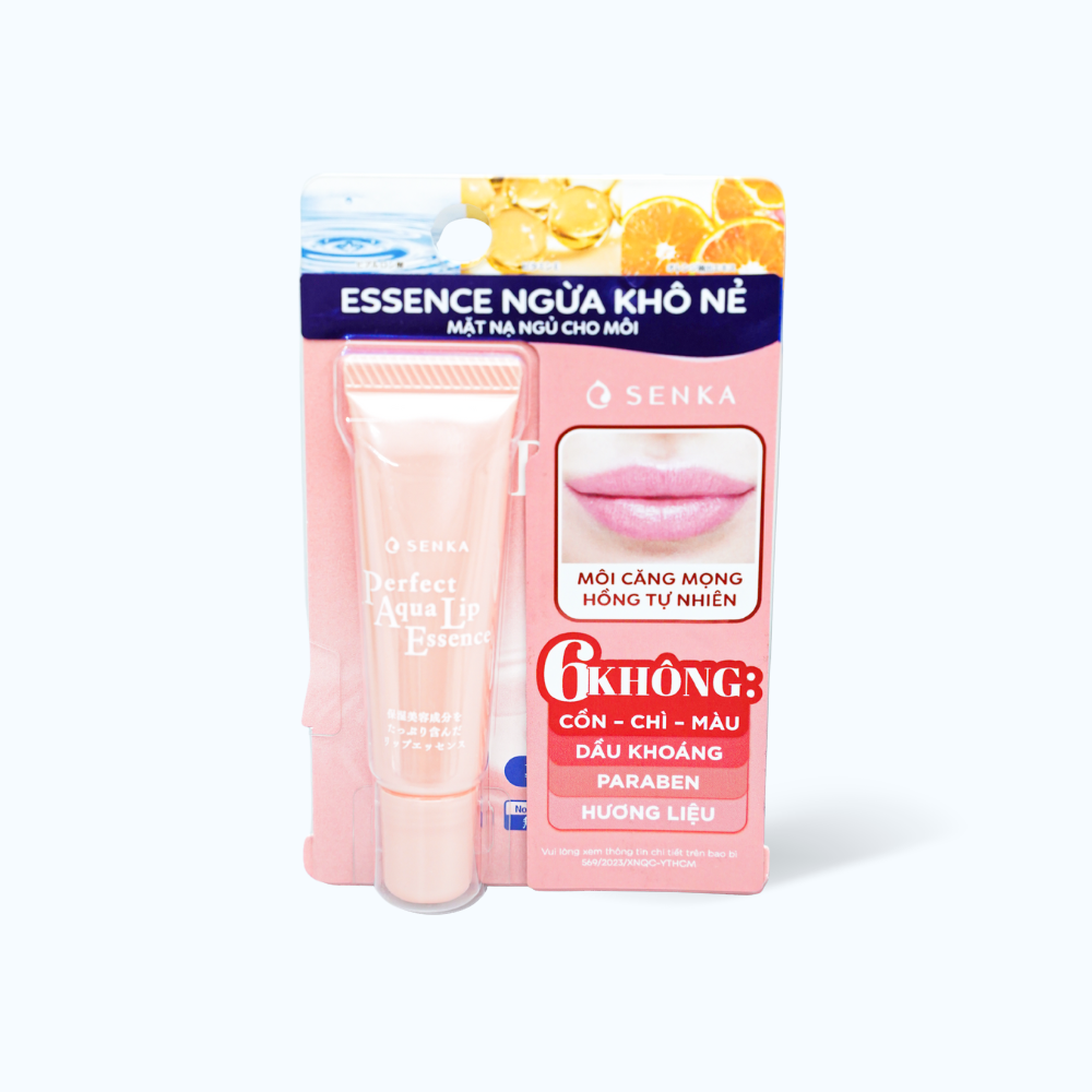 Senka Tinh Chat Duong Moi Cap Am Perfect Aqua Lip Essence 10g