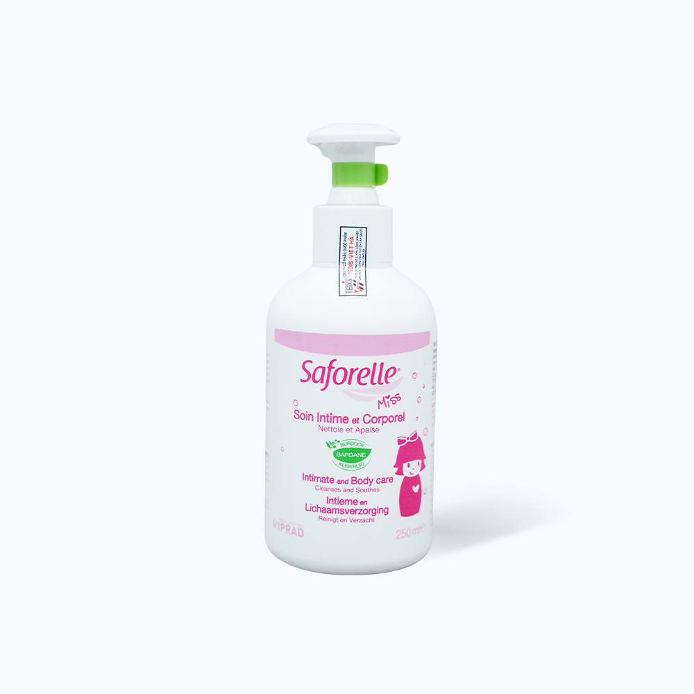Saforelle Gel Ve Sinh Hang Ngay Cho Be Chai 250ml
