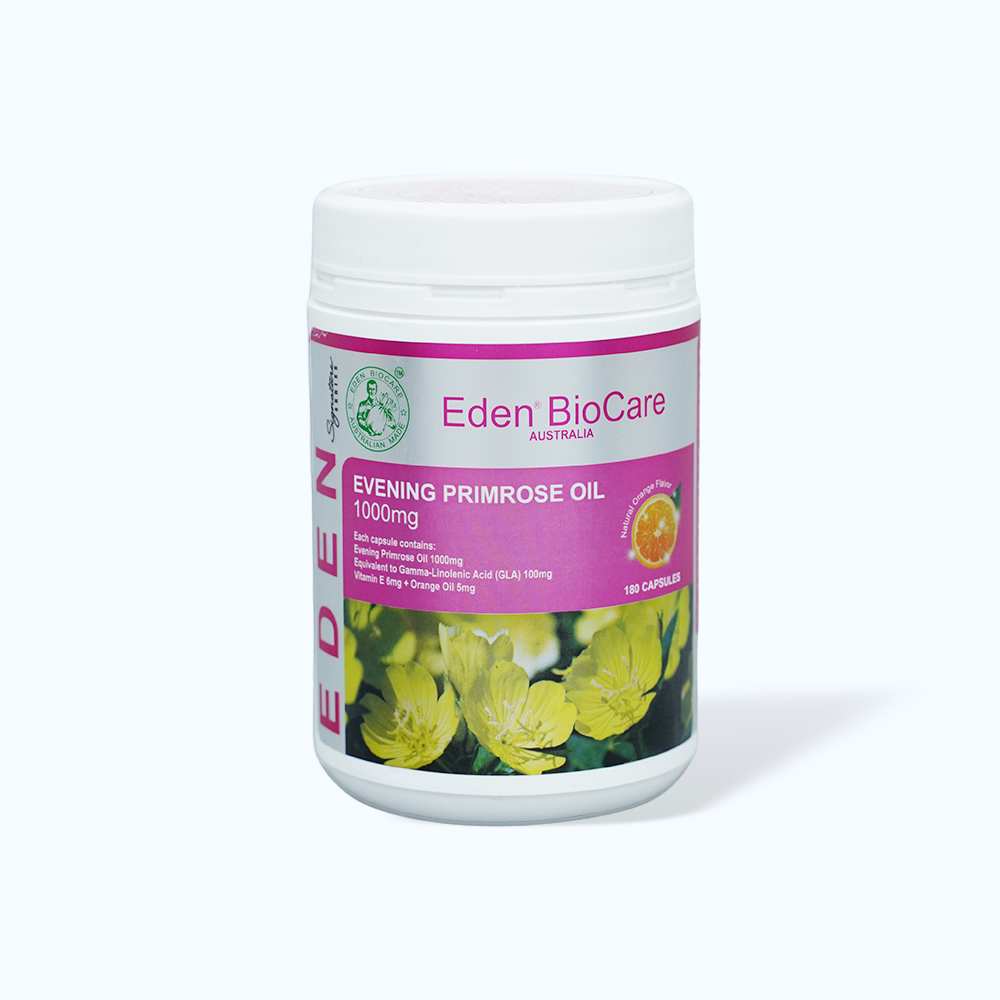 Eden BioCare EVening Primrose T.Cuong Noi Tiet To Nu (Hop 180V)