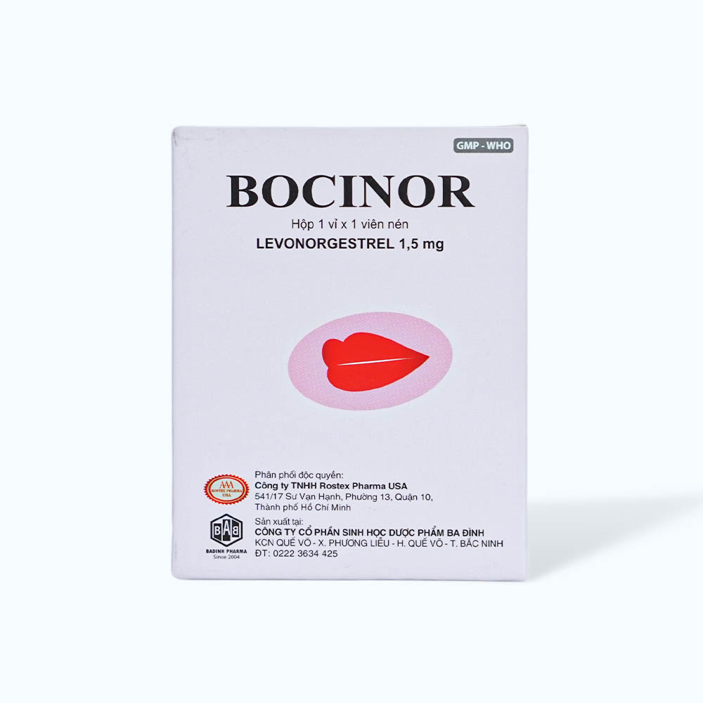 BOCINOR TAB 1.5MG (Hop 1 Vi x 1 Vien)