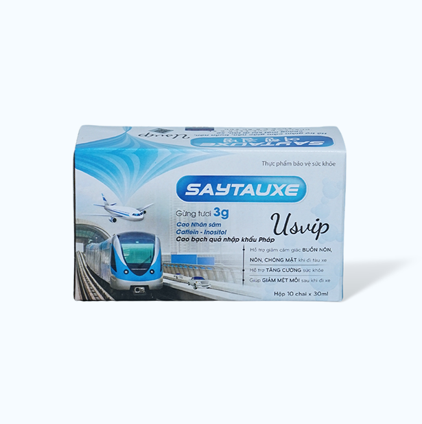 USVIP Nuoc Uong Ho Tro Giam Say Tau Xe (Hop 10 chai x 30ml)