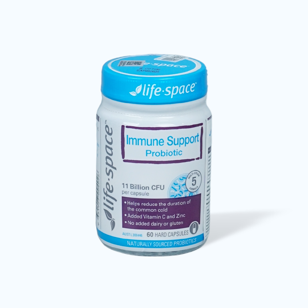LIFESPACE Immune Support Probiotic Men Vi Sinh HTro Tang Mien Dich (H 60V)