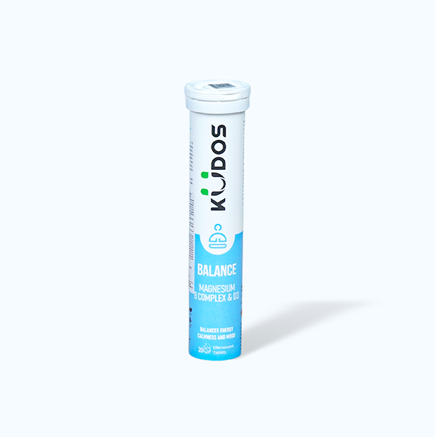 KUDOS Balance Magnesium, B Complex & D3 H.Tro Giam Cang Thang (Tuyp 20Vien)