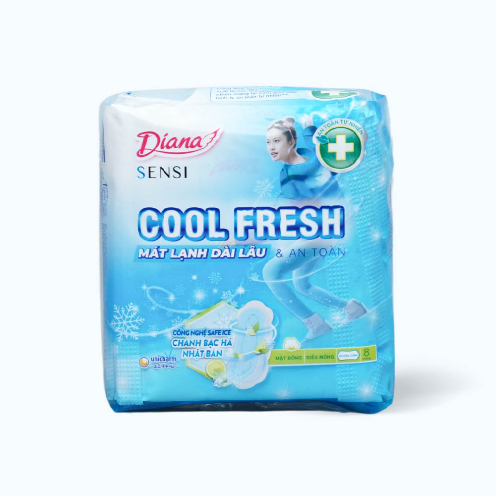 Diana BVS SenSi Cool Fresh Mat Diu Sieu Mong Khong Canh 8M