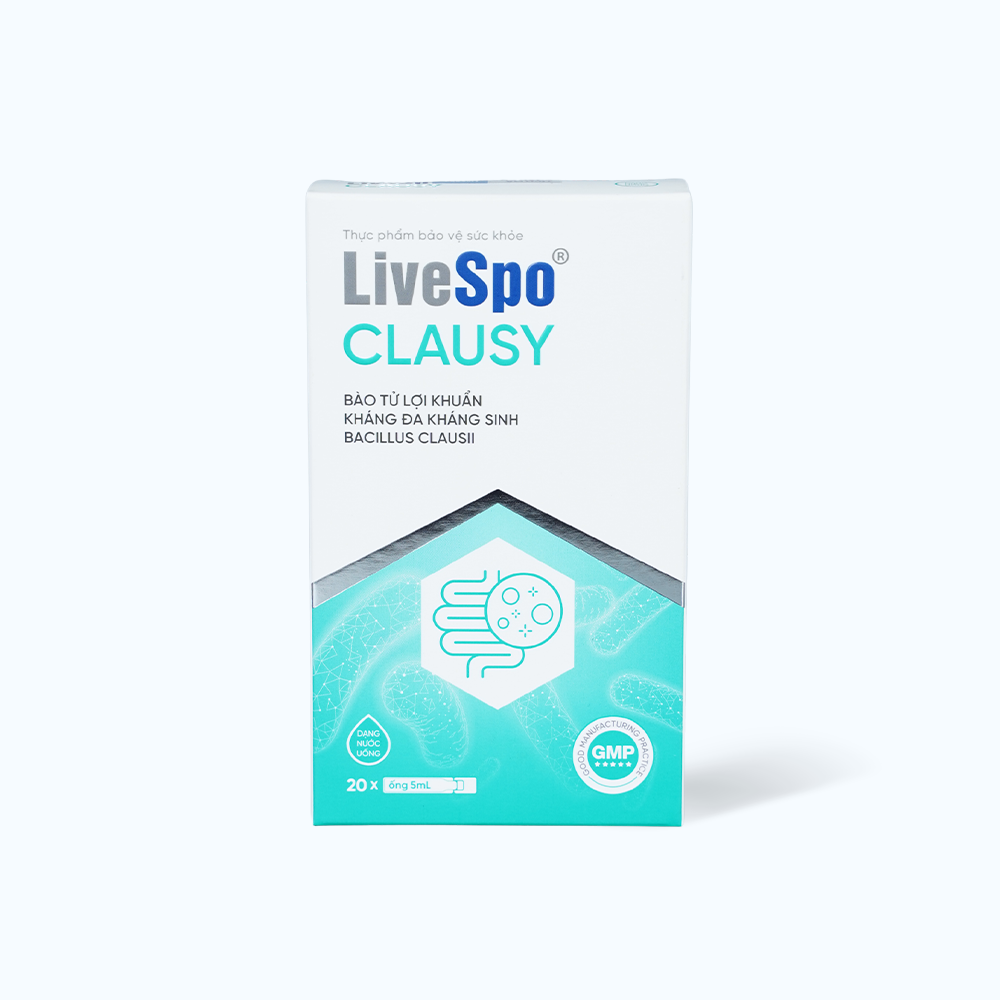LiveSpo Clausy Bo Sung Men Vi Sinh (Hop 20 Ong)