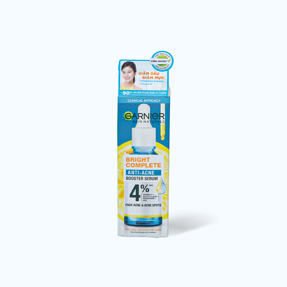 GARNIER Tinh Chat Giam Mun Sang Da 30ml/ Chai