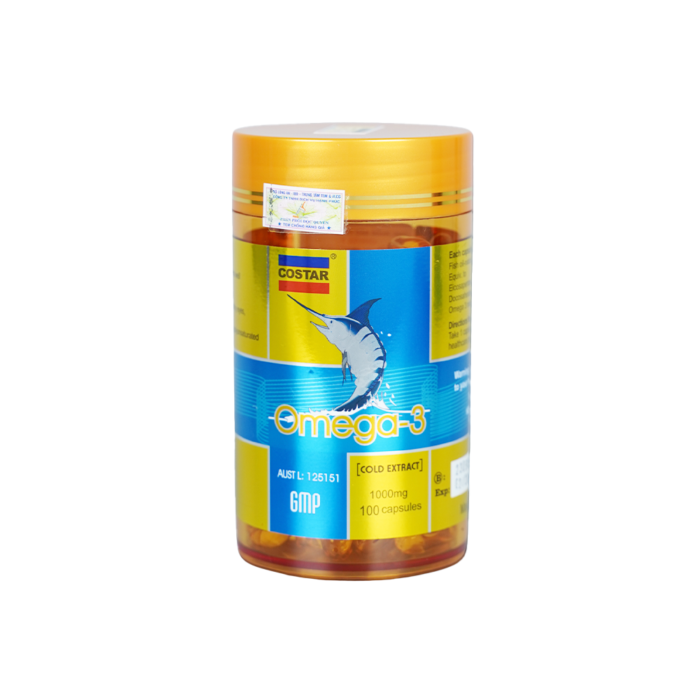 Costar Omega 3 Vien Uong Dau Ca 1000mg (Lo 100V)
