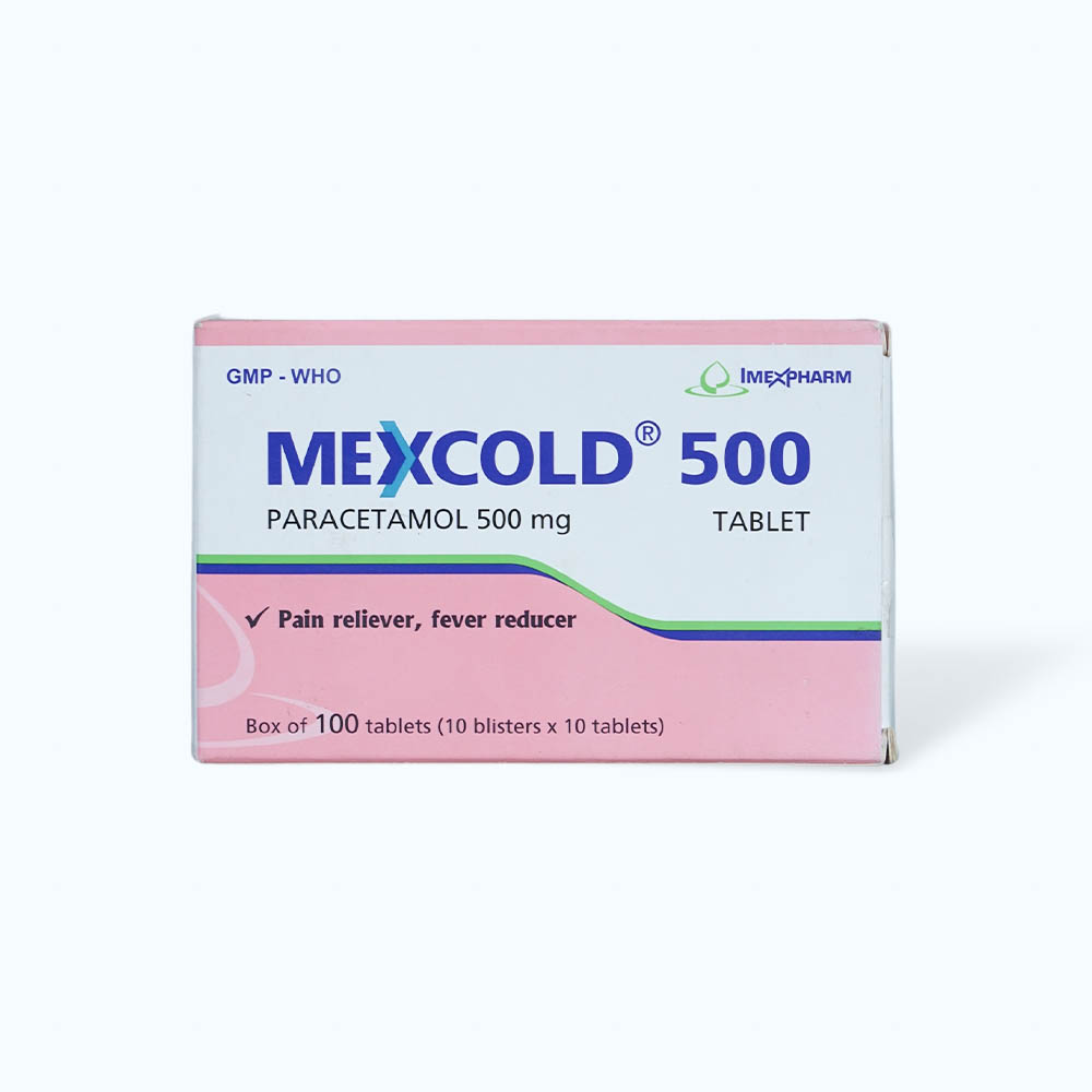 Mexcold 500mg VNE (10vi x10vien)
