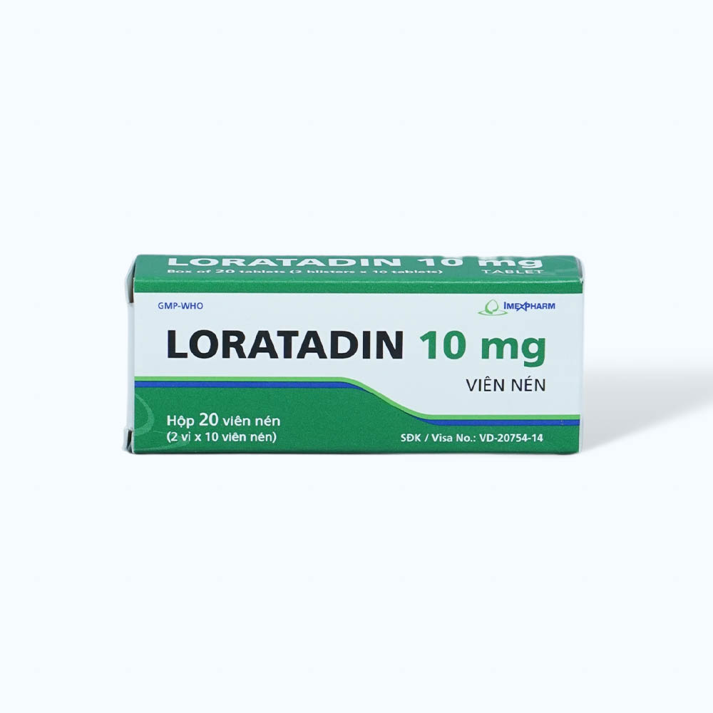 Loratadin 10mg (2v x10vien)