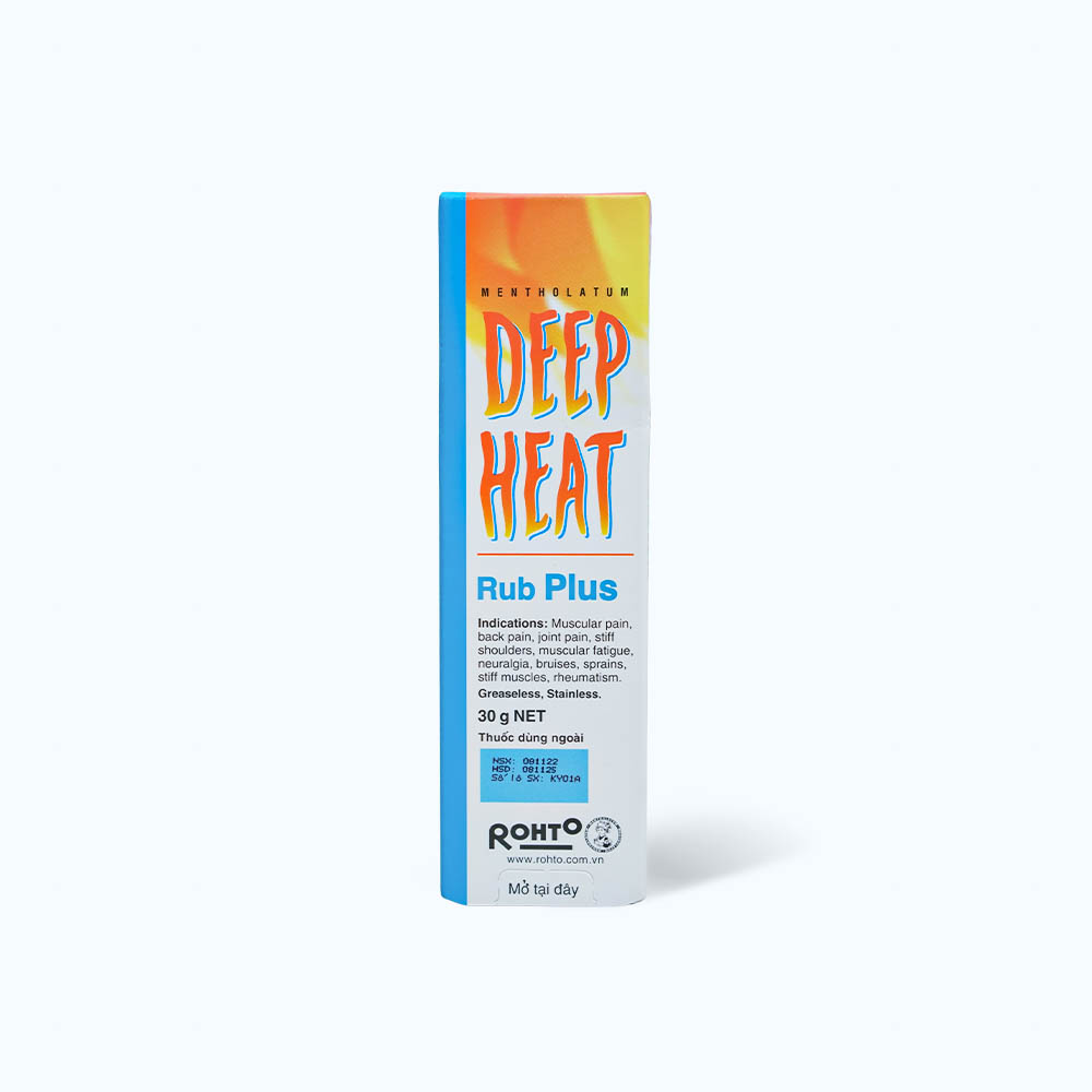 Deep Heat Rub Plus (tuyp 30g)
