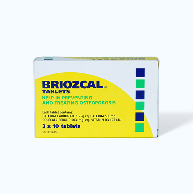 Briozcal (3Vi x 10Vien)