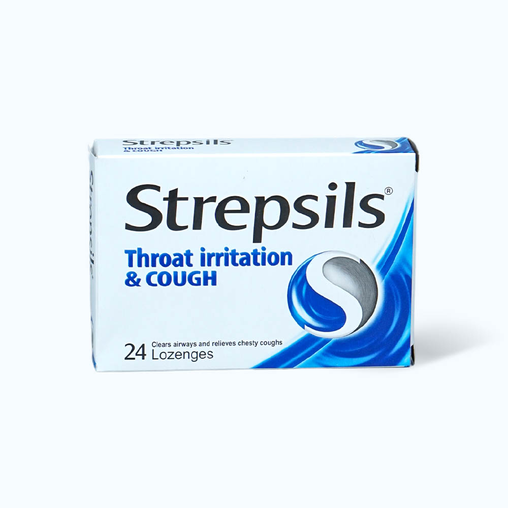 Strepsils Throat irritation & cough (Hop/2vi/12vien)