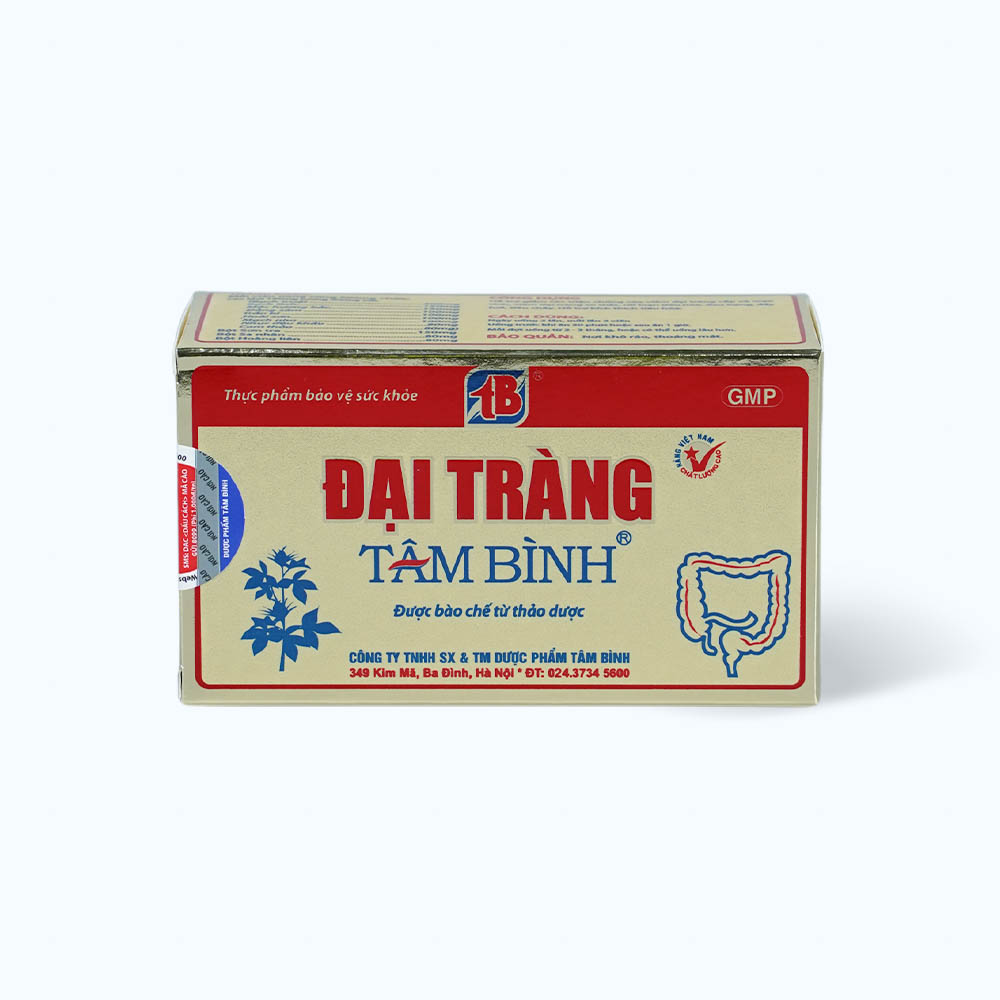 TAM BINH Dai Trang Tam Binh Ho Tro Giam Viem Dai Trang (5Vi x 12Vien)