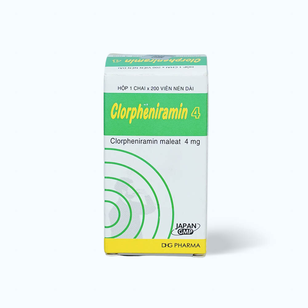 Chlorpheniramin 4mg (Chai 200vien)