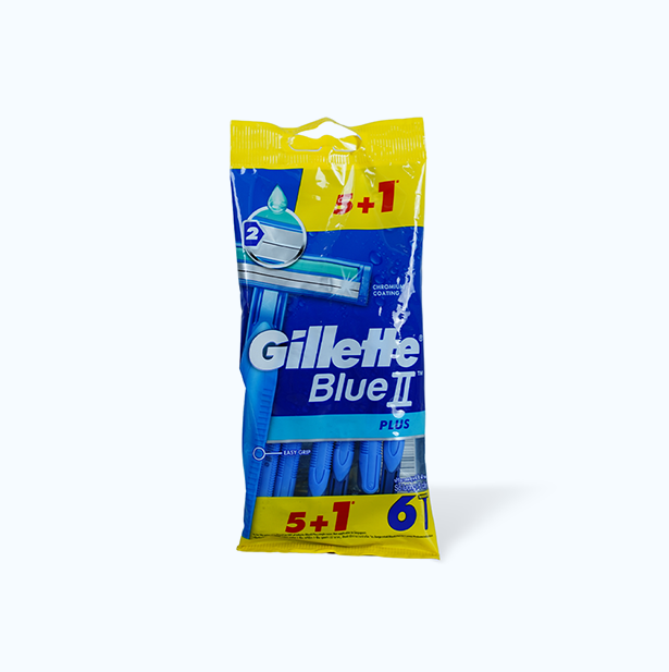 Gillette Dao Cao Blue II Plus 6 Cai/Goi