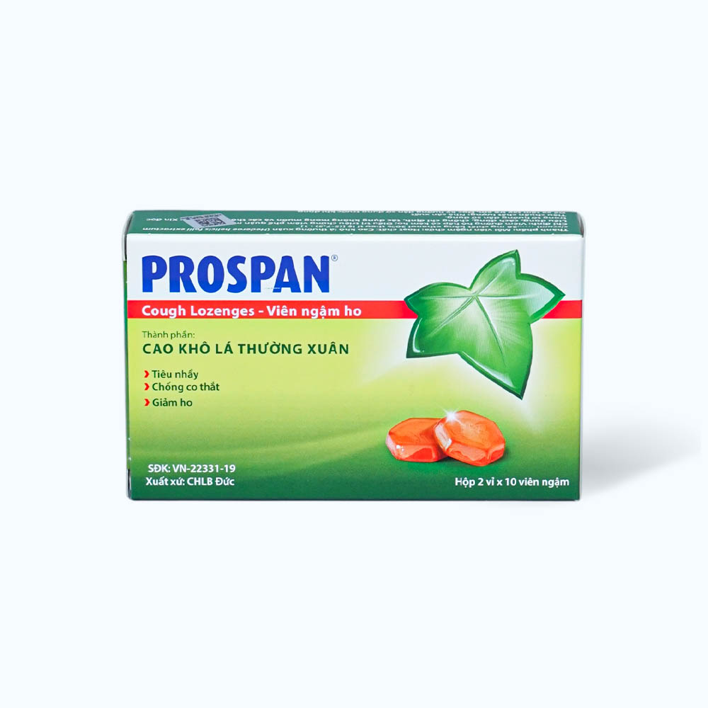 Prospan vien ngam ho (2Vi x 10Vien)