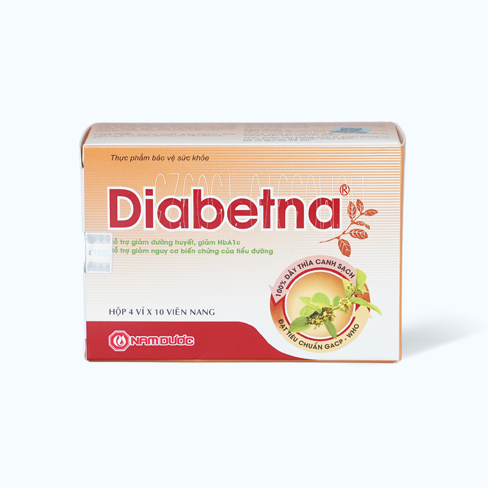 NAM DUOC Diabetna Ho Tro Giam Duong Huyet (Hop 4Vi X 10V)