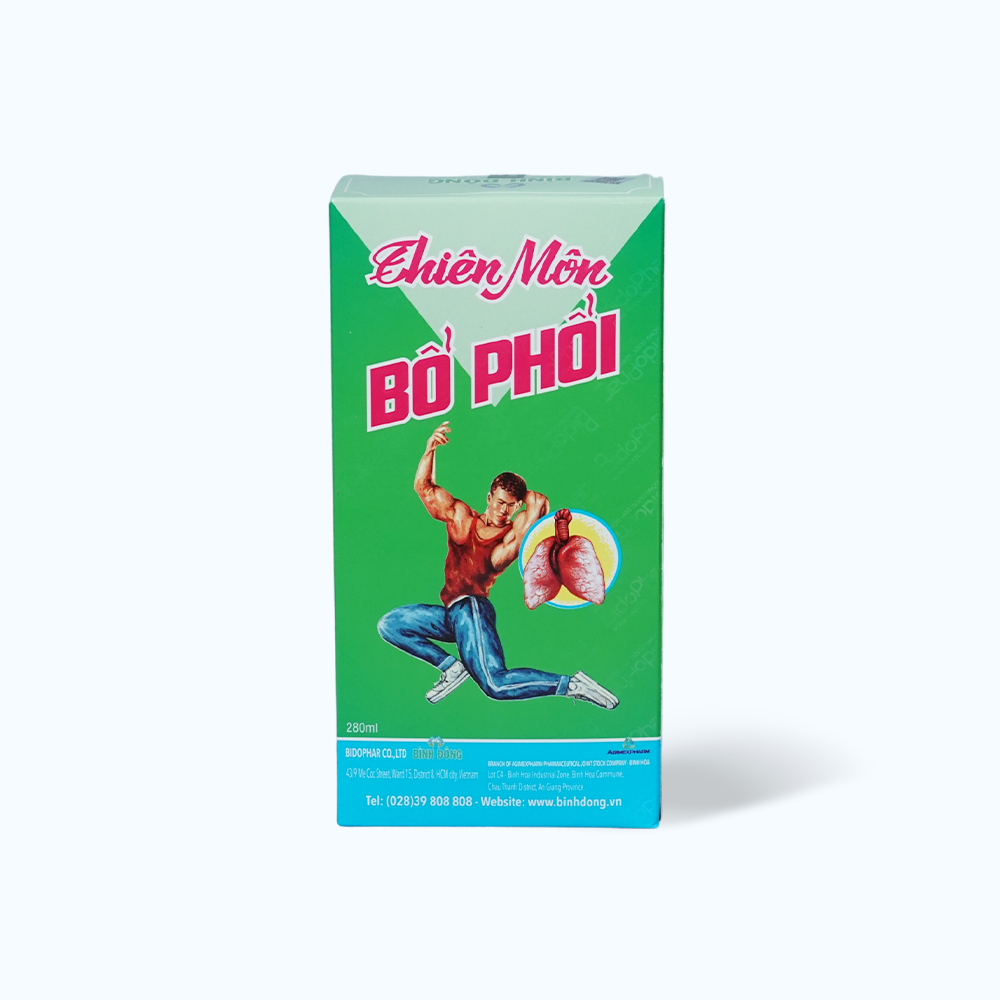 Binh Dong Thien Mon Bo Phoi  Phong Ngua Benh Duong Ho Hap 280Ml