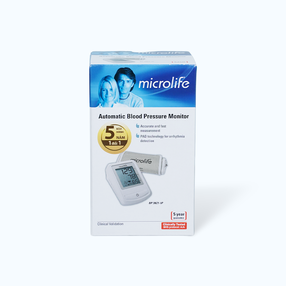 Microlife BP 3NZ1-1P May Do Huyet Ap Bap Tay