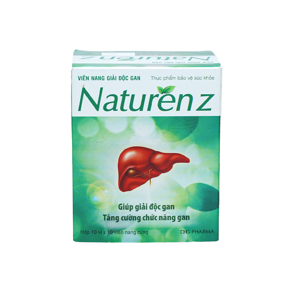 DHG PHARMA Naturen Z  Ho Tro Giai Doc Gan  (Hop 10 Vi X 10 Vien )