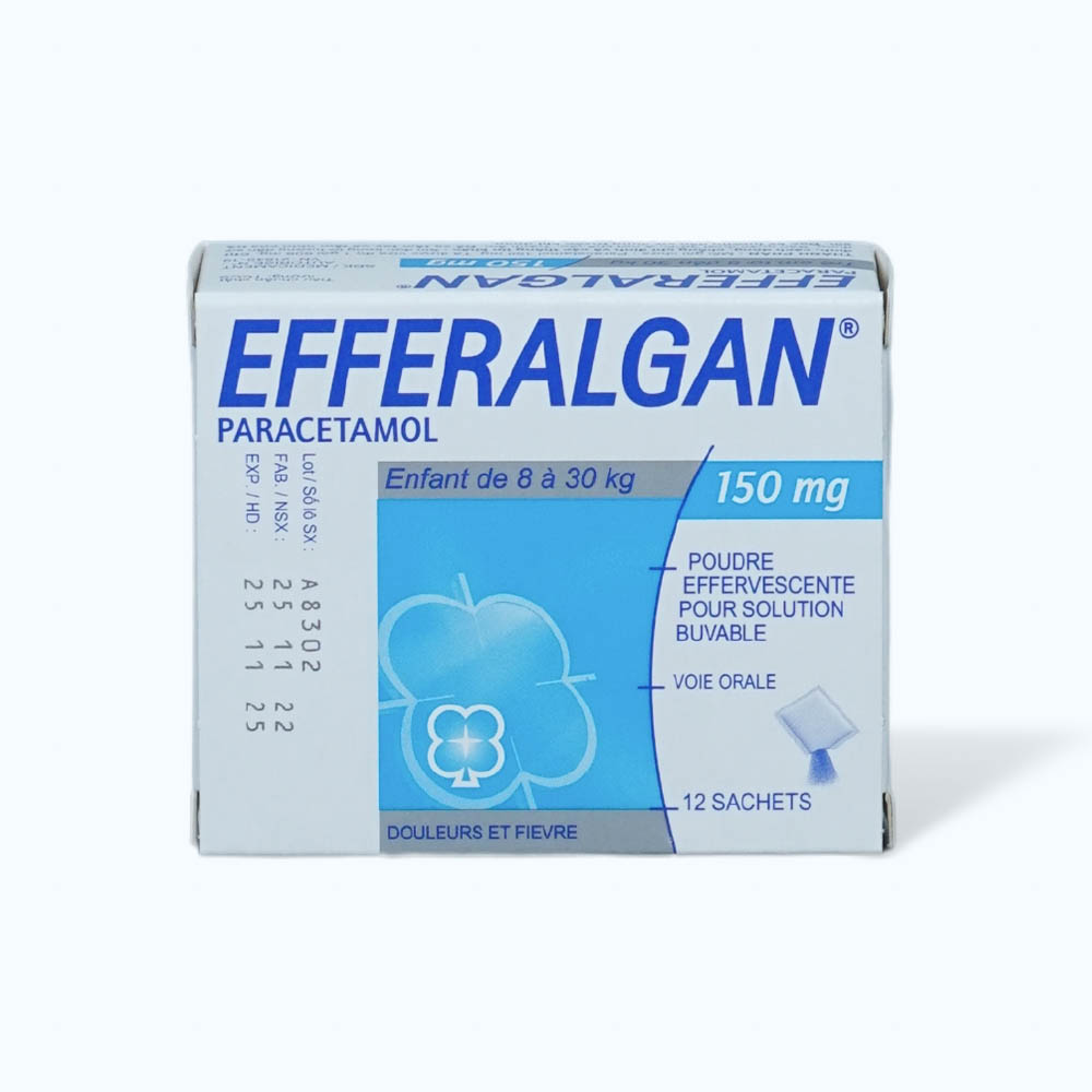 Efferalgan Sac. 150mg (Hop 12 goi )