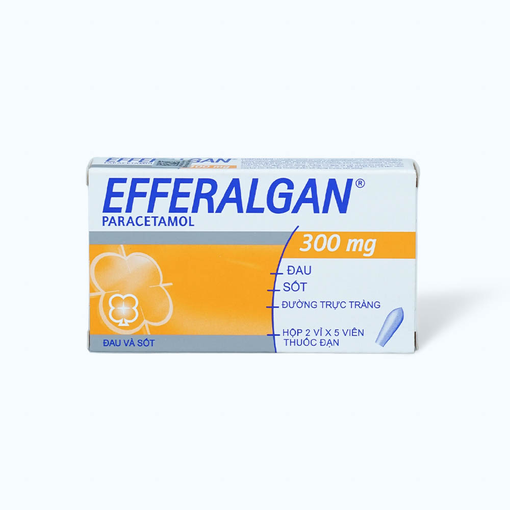 Efferalgan Suppo.300mg( 2vi*5 viên thuốc đạn)