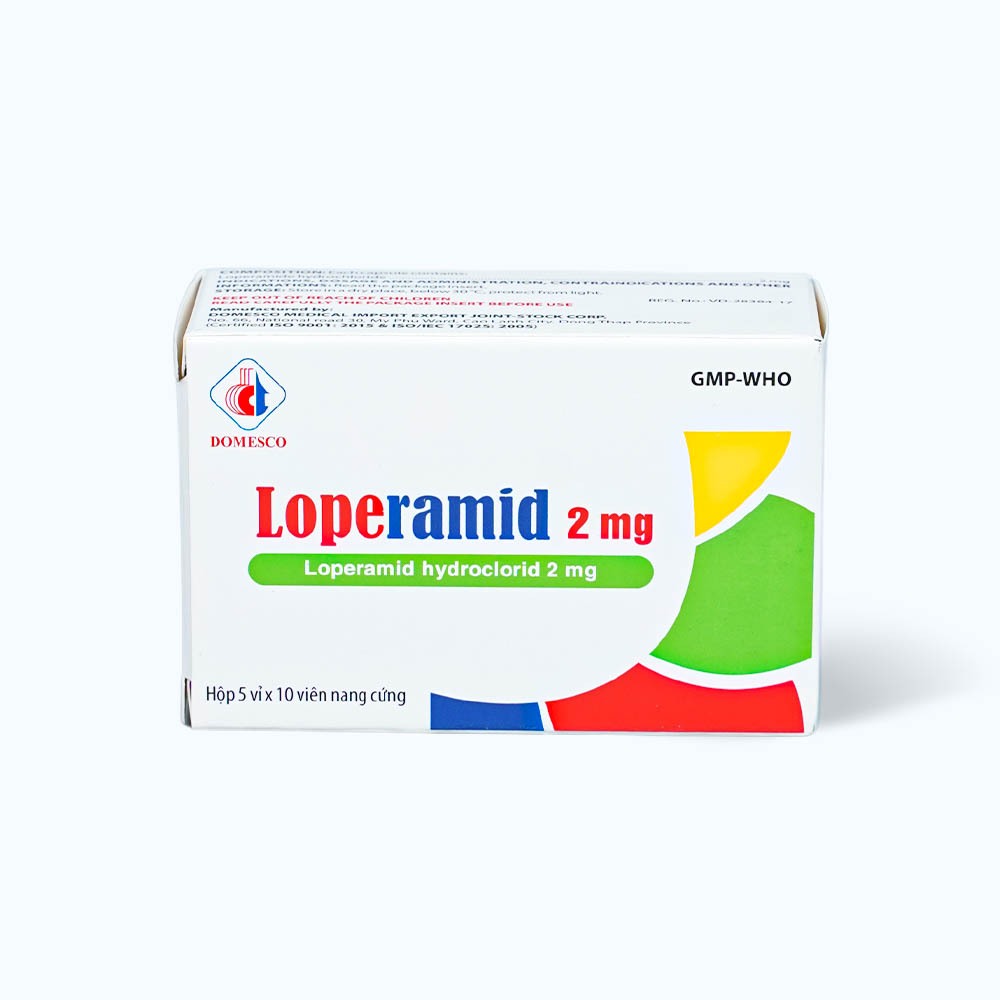 Loperamid( 5 Vi x 10 vien) Domesco