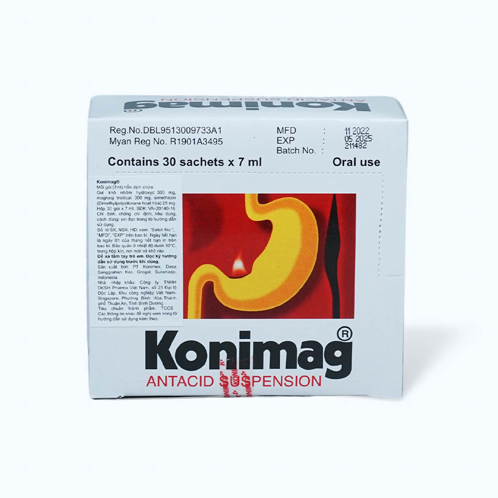 Konimag Susp 7ml (H/ 30Goi)
