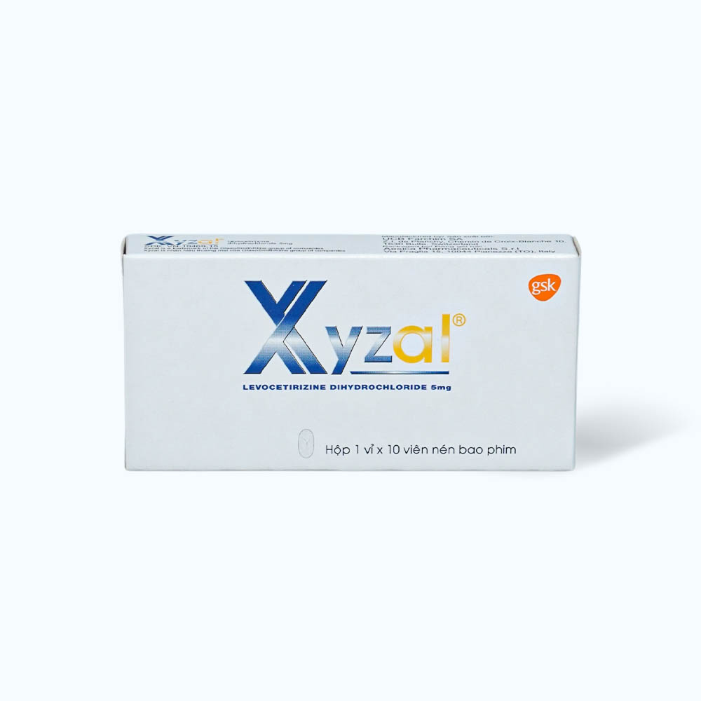 Xyzal Tab 5mg (Hop/ 10 Vien)