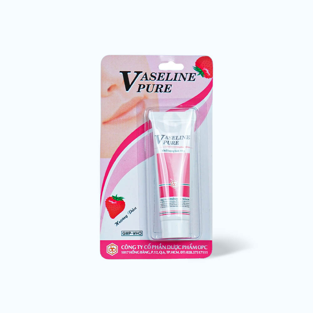 Vaseline PURE Son Duong Am Huong Dau 10g/Tuyp