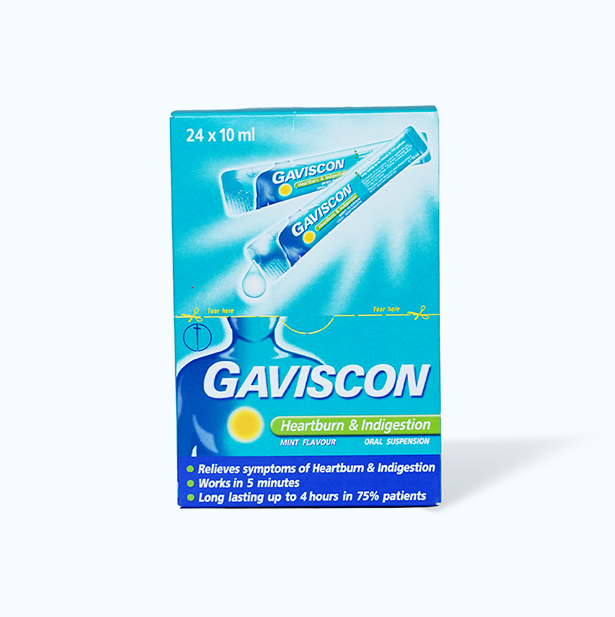 Gaviscon Suspension (Hop 24 goi x 10ml)