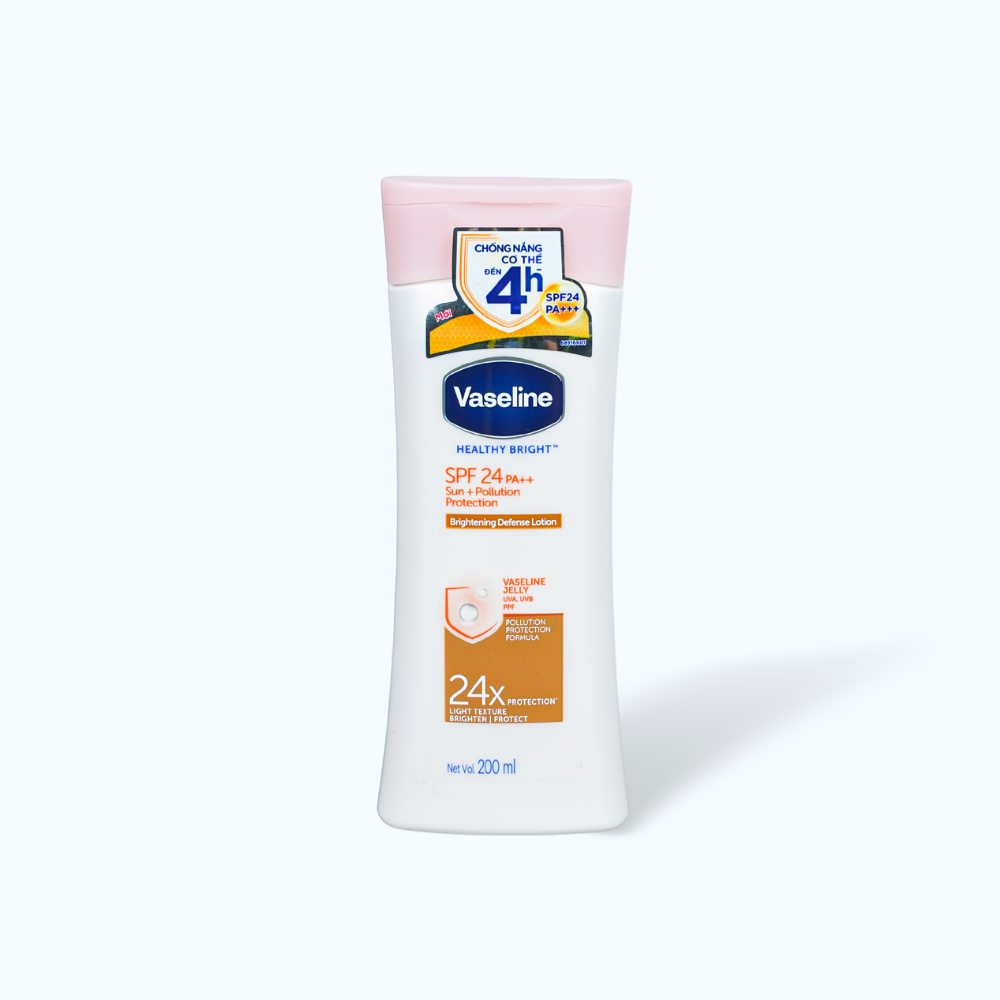 Vaseline SDT Trang Da Chong Nang SPF24 200ml