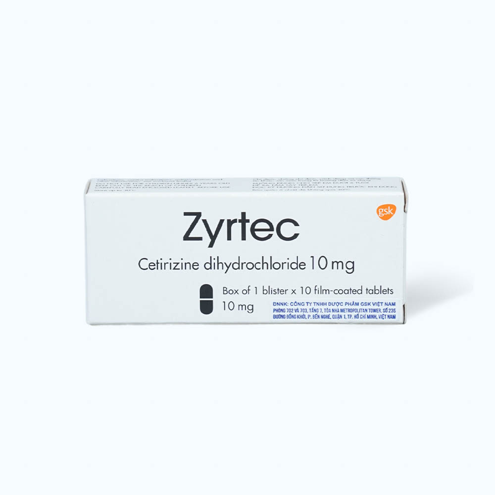Zyrtec Tab 10mg (10Vien)