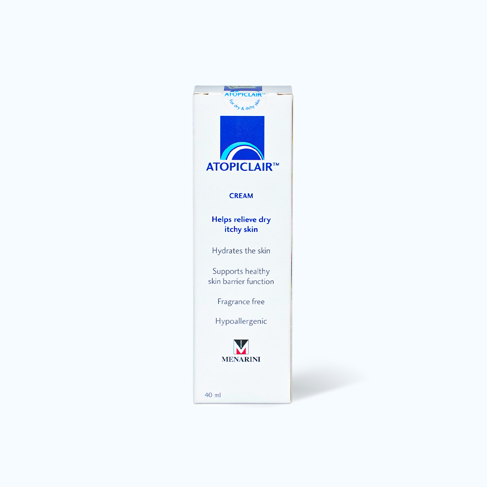Atopiclair Cream Ho Tro Bao Da Cho Da Viem Co Dia Va Ngua Cham Nhe 40ml