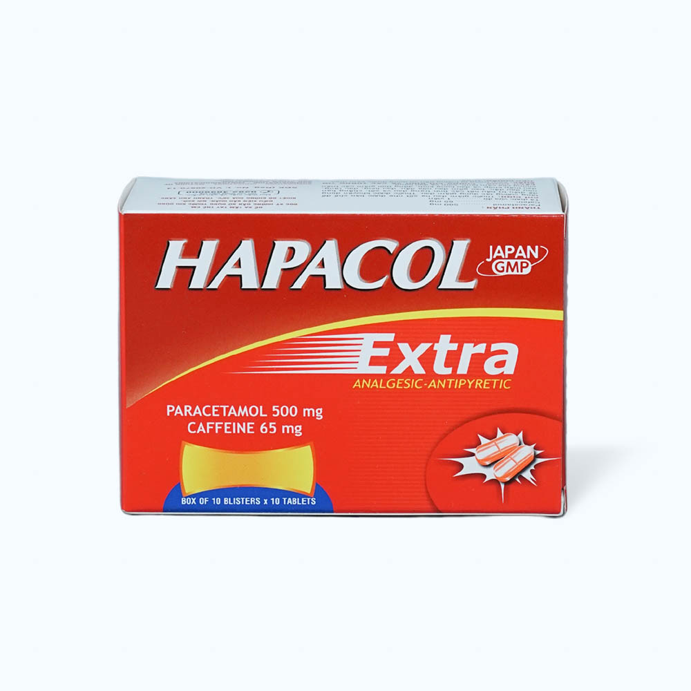 Hapacol 500 mg Extra(10Vi x 10vien)