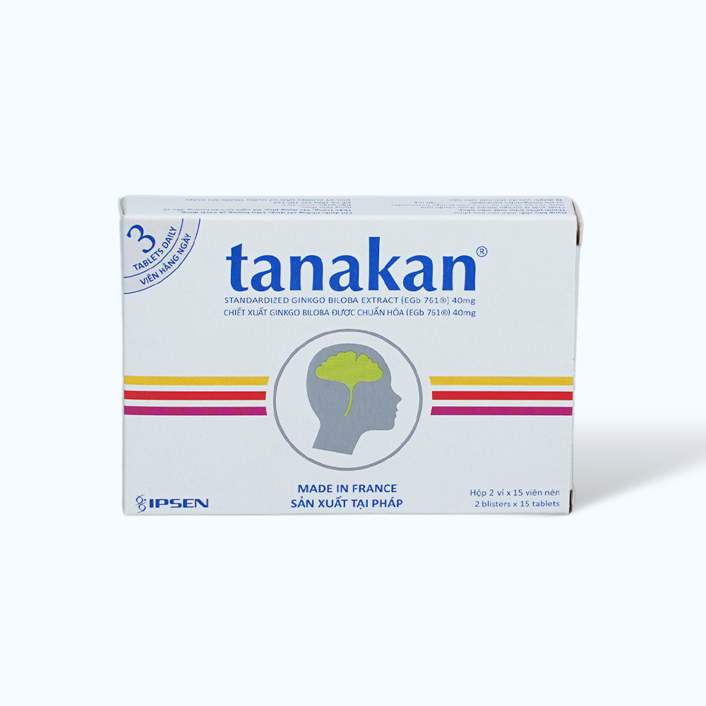 Tanakan Tab 40mg ( 2 Vi x 15 Vien)