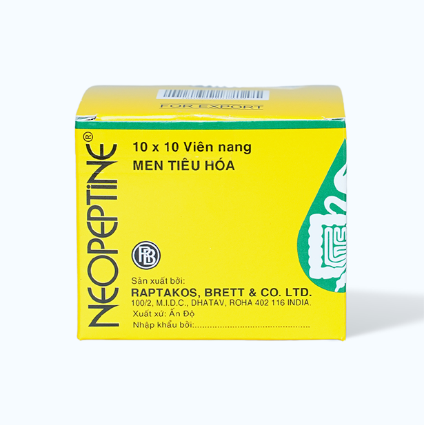 Neopeptine vien (10 Vi x 10vien)