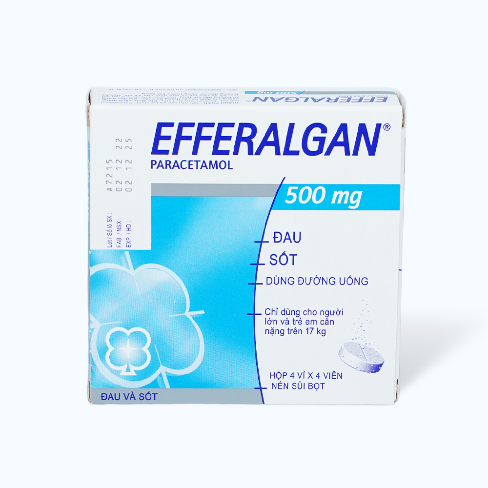 Efferalgan Eff. 500mg(4vi x 4vien)