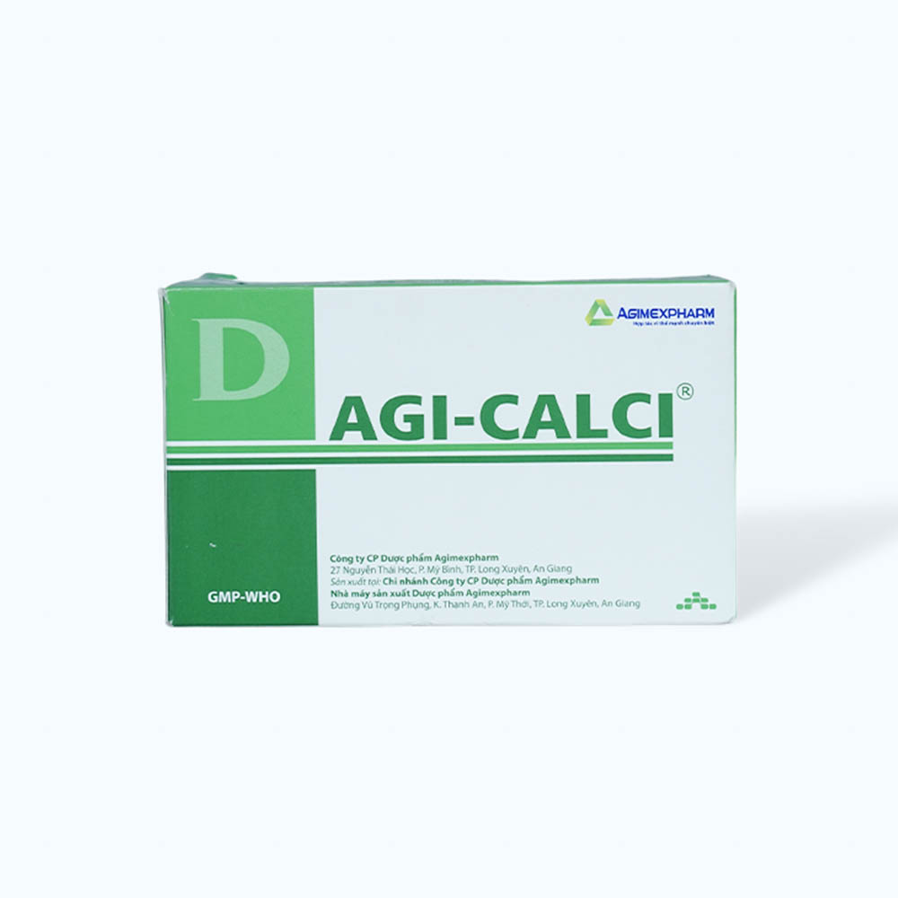 Agi-Calci 1250mg (20vi x 10vien)